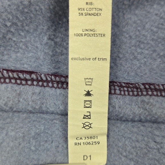 Lululemon Athletica Men's XL Purple Full Zip Hoodie Jacket Fleece Lined - Picture 9 of 10